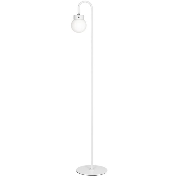 Hansa Akku LED-Stehleuchte Flare bubble, weiss matt