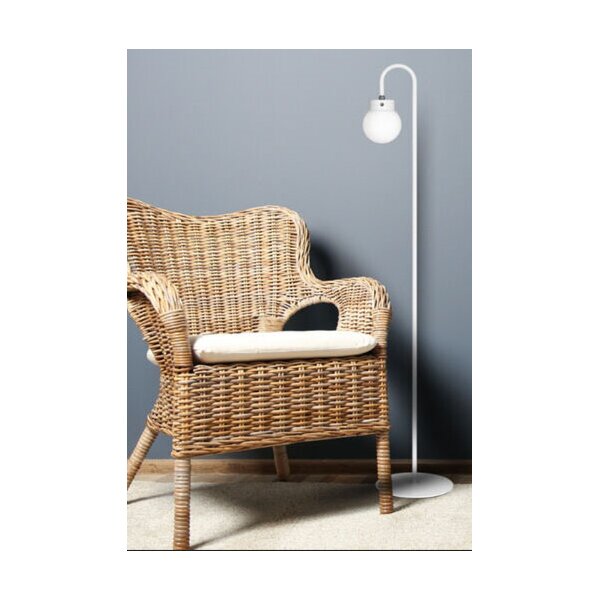 Hansa Akku LED-Stehleuchte Flare bubble, weiss matt