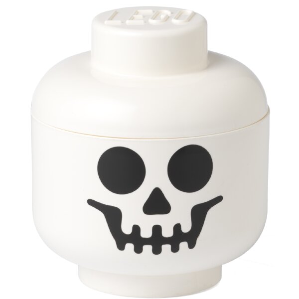 LEGO Boîte en forme de tête STORAGE HEAD GREEN SKELETON, L