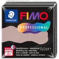 FIMO PROFESSIONAL Pâte à modeler, 57 g, taupe
