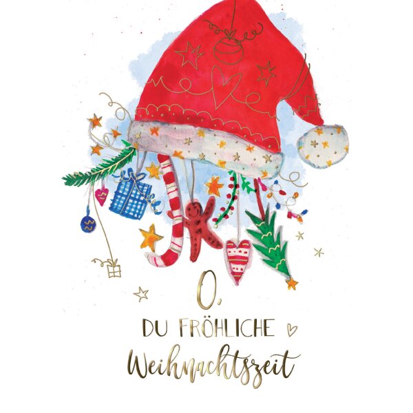 CACTUS Weihnachtskarte "Deko, Bäume & Häuser"