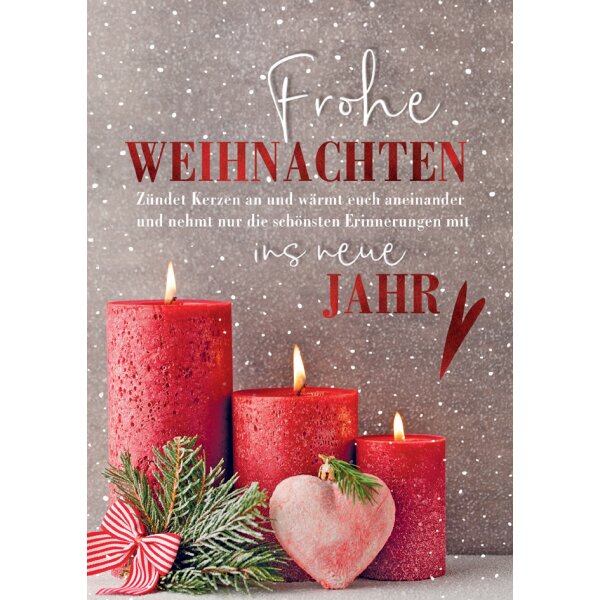 CACTUS Weihnachtskarte "Deko, Bäume & Häuser"