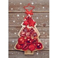CACTUS Weihnachtskarte "Deko, Bäume & Häuser"