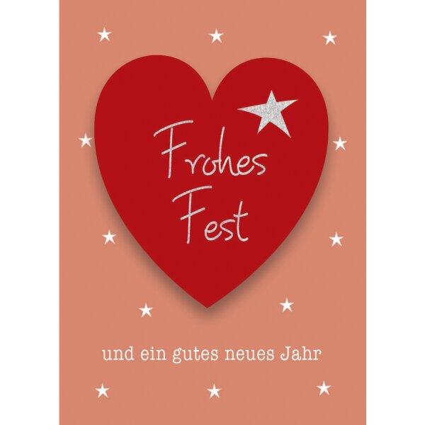 CACTUS Mini-Weihnachtskarte "Nikolausmütze"