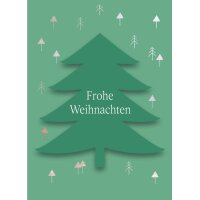 CACTUS Mini-Weihnachtskarte "Nikolausmütze"