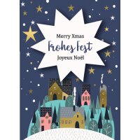 CACTUS Mini-Weihnachtskarte "Nikolausmütze"