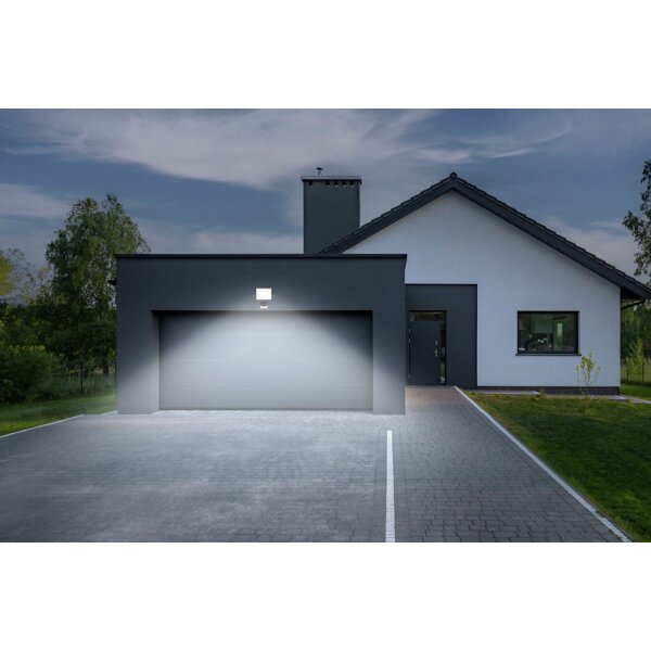ANSMANN Projecteur mural à LED LUMINARY WFL10W-S, détecteur