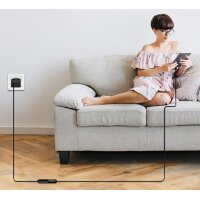 LogiLink USB 2.0 Verlängerungskabel, schwarz, 2,0 m