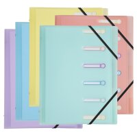 EXACOMPTA Trieur Chromaline, A4, 6 compartiments, assorti