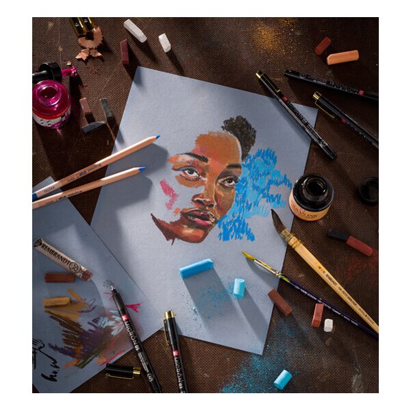 ROYAL TALENS REMBRANDT Pastels doux SELECTION BOX