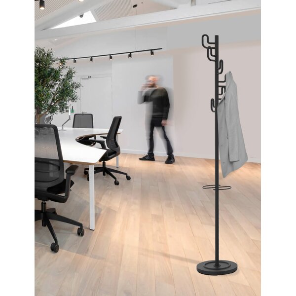 UNiLUX Garderobenst&auml;nder CALIFORNIA, H&ouml;he: 1.750 mm, schwarz