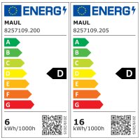 MAUL Lampadaire à LED MAULstudy, variateur, blanc