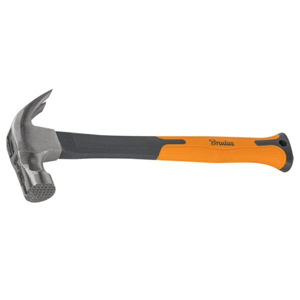 Bradas Marteau de charpentier, 450 g, anthracite/orange