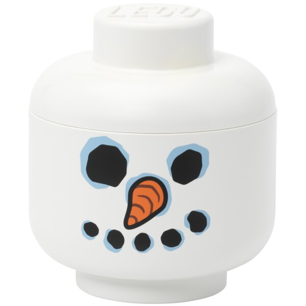 LEGO Boîte en forme de tête STORAGE HEAD PUMPKIN, S, orange