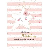 CACTUS Geburtskarte "Ein kleines Mädchen"