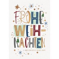 CACTUS Weihnachtskarte "Geschenke Weihnachtsmann"