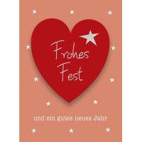 CACTUS Mini-Weihnachtskarte "Stern"