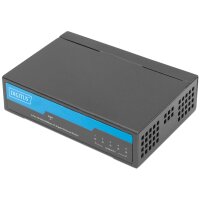 DIGITUS Commutateur Gigabit, non manageable, 5 ports, noir