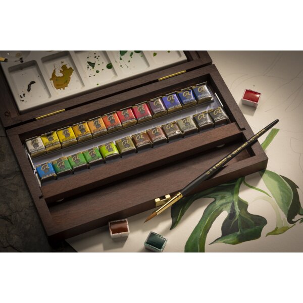 ROYAL TALENS REMBRANDT Kit aquarelle, godets