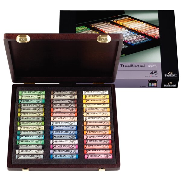 ROYAL TALENS REMBRANDT Pastels doux TRADITIONAL BOX