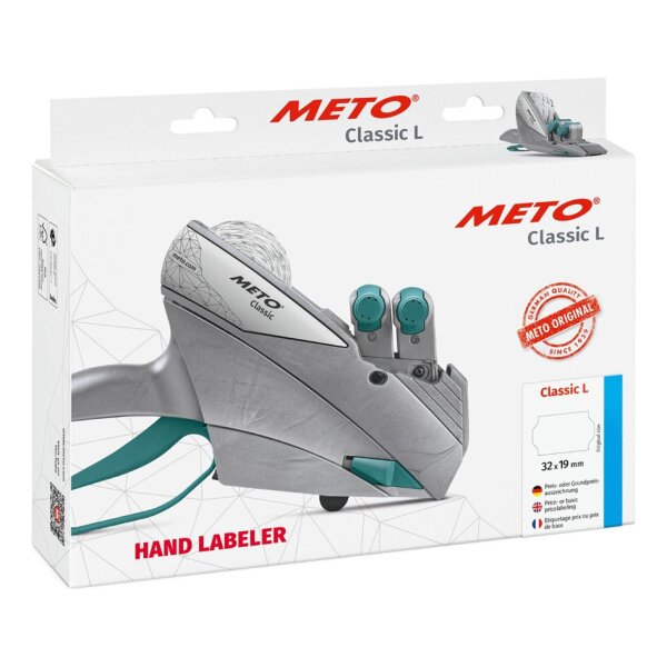 METO Étiqueteuse Classic L 2332, 2 lignes, 23 caractères