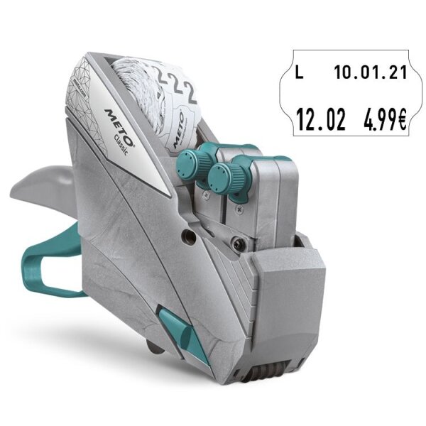 METO Étiqueteuse Classic L 2332, 2 lignes, 23 caractères