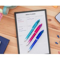 BIC Stylo à bille rétractable 4 Colours...