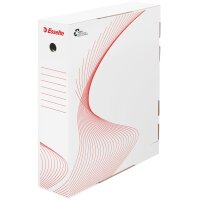 Esselte Archiv-Schachtel, DIN A4, weiss, (B)80 mm