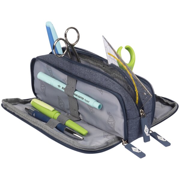 WEDO Trousse Denim, polyester, bleu