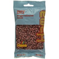 Hama Perles à repasser midi, dans un sachet, bois...