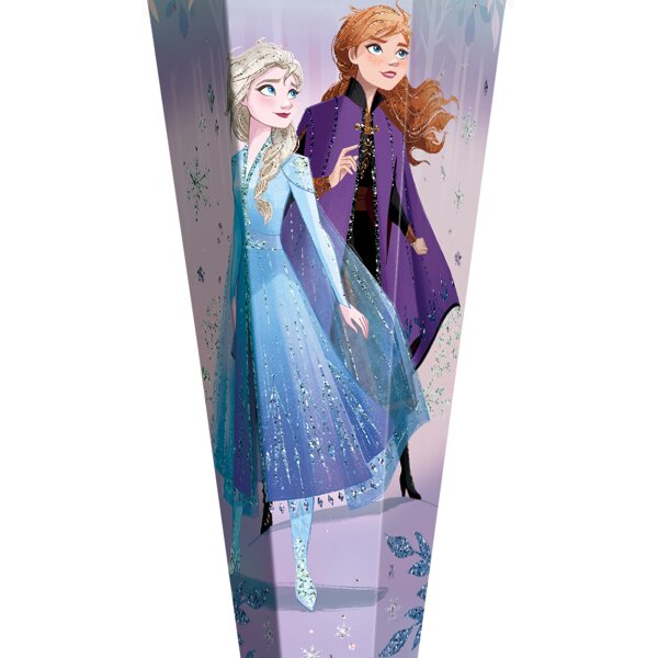 ROTH Motiv-Schultüte "Disney Frozen", eckig, 850 mm, Glitter