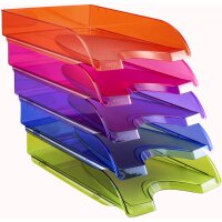 CEP Corbeille à courrier HAPPY, format A4, assorti