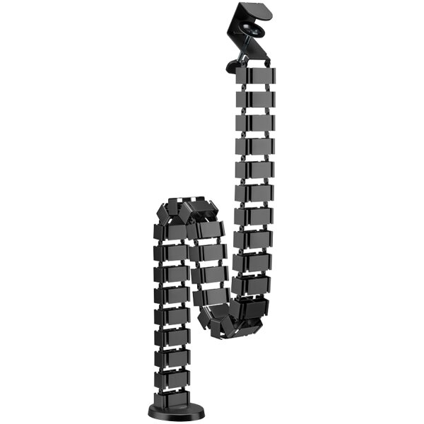 LogiLink Kabelkanal mit Tischklemme & Standfuss, weiss