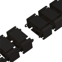 LogiLink Kabelkanal mit Tischklemme & Standfuss, weiss