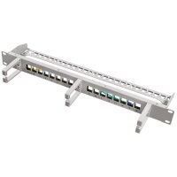 LogiLink 19" Keystone Patch Panel, 16 Port,...