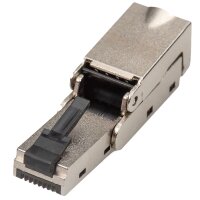 DIGITUS Connecteur, cat. 6A, blindé, articulé