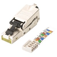 DIGITUS Connecteur RJ45, cat. 6A, STP avec capuchon