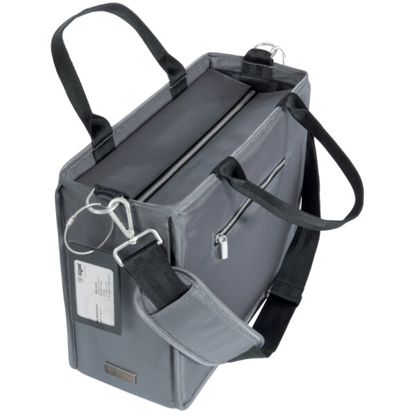 sigel Businesstasche Desk Sharing Bag, RPET, Grösse: L, grau
