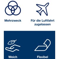 TORK Allzweck-Reinigungstücher, 415 x 355 mm, weiss