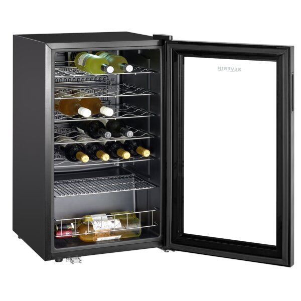SEVERIN Weinkühlschrank WKS 8908, 95 Liter, schwarz