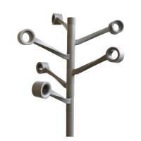 UNiLUX Portemanteau BOURGEON, (H)1.740 mm, gris...