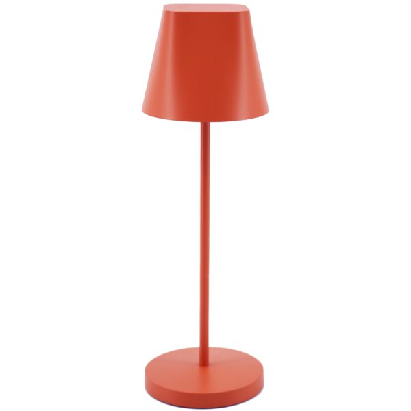 UNiLUX Lampe de table LED rechargeable AVA, sur pied, orange