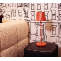 UNiLUX Akku-LED-Tischleuchte AVA, Standfuss, orange