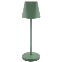 UNiLUX Lampe de table LED rechargeable AVA, sur pied, orange