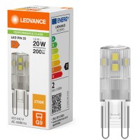 LEDVANCE Ampoule LED PIN 20, 1,9 Watt, G9 (827)