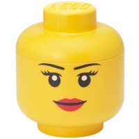 LEGO Boîte en forme de tête STORAGE HEAD PUMPKIN, L, orange