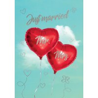 CACTUS Hochzeitskarte "Mr & Mrs...