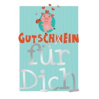CACTUS Gutscheinkarte "Mädchen mit Ballons"