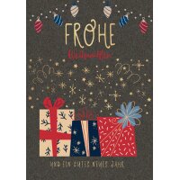 CACTUS Weihnachtskarte Geschenke