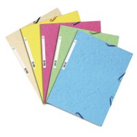 EXACOMPTA Chemise à élastiques, A4, carton, assorti